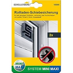 Cierre Antirrobo Persianas Leroy Merlin Schellenberg 16000 2 Piezas (1 par), Antracita