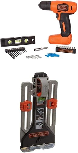 BLACK+DECKER 8V MAX Kit de herramientas para el hogar, 43piezas (BDCD8HDPK)
