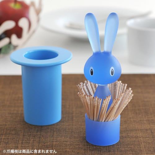 A di Alessi Magic Bunny Toothpick Holder, Blue