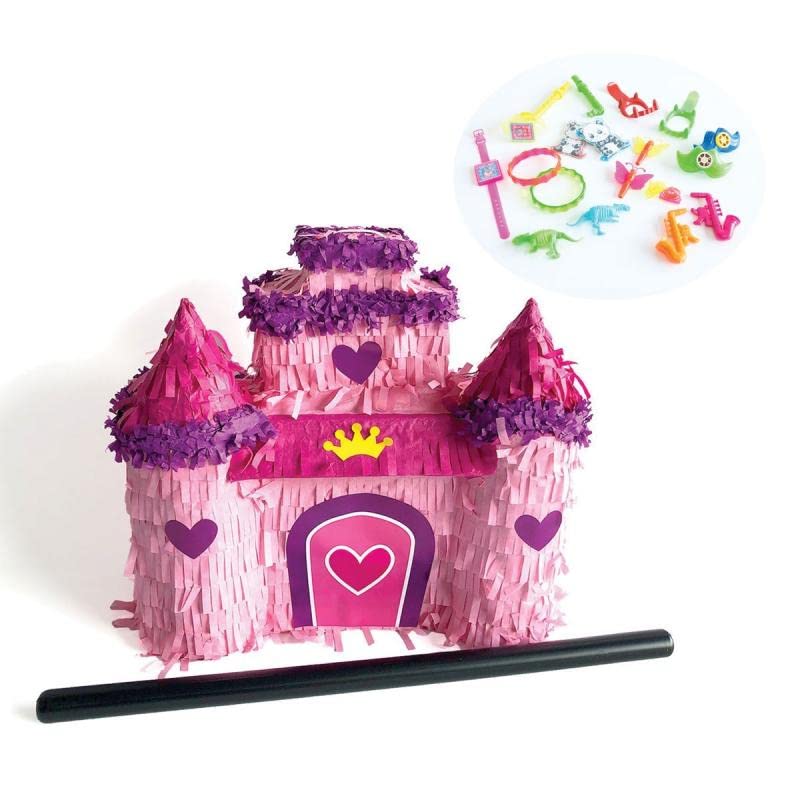 DYNASTRIB Pack Pinata Chateau de Princesse + 20 Jouets