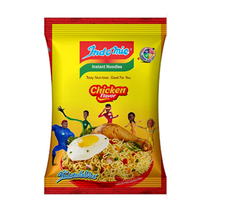 Indomie Chicken Instant Noodles - The Indomitables (70g, Pack of 40) - Convenient and Flavorful Noodles for Quick Meals (Packaging May Vary)