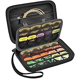 Guitar Pick Holder Case for Fender/for Jim Dunlop/for I-MART/for D'Addario/for Ernie Ball/for ChromaCast All Size Picks, 57+ Pcs Organizer Storage Pouch for Guitar Accessories Kit (Box Only)