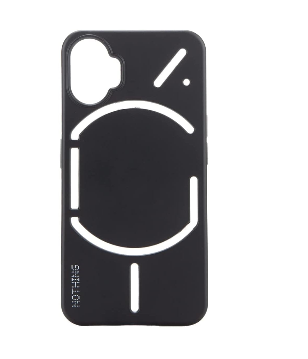 MuzzCase for Nothing Phone 1, Liquid Gel Rubber Bumper Case with Soft Microfiber Lining Cushion Slim Hard Shell Shockproof Protective Cover for Nothing Phone 1 5G 2022 (Black)