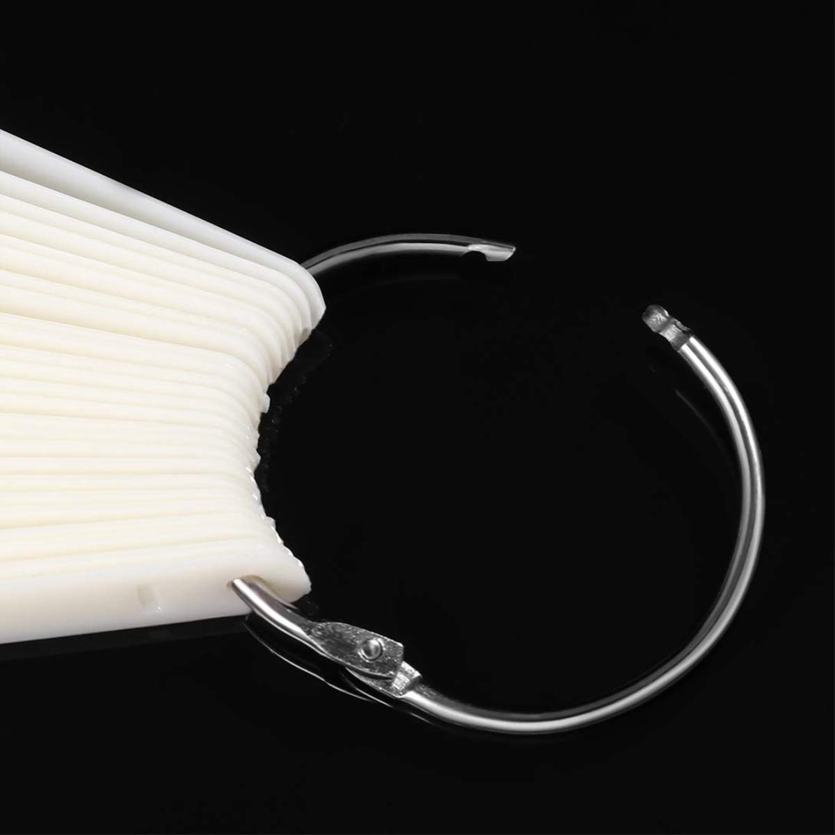 Nail Swatch Sticks Natural Stiletto Nail Tips Polish Color Board Pointed Tip Nail Art Practice Tips Display Nail Sample Sticks OFFWHITE 2