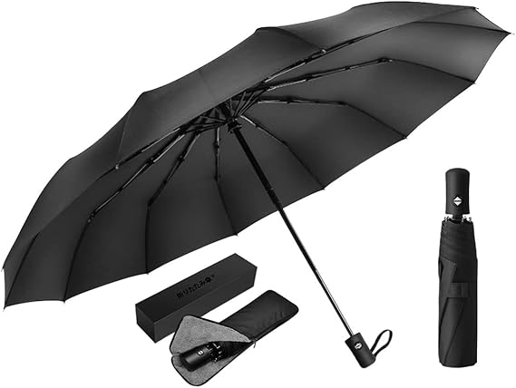 Amazon Co Jp おりたたみ傘 メンズ 大きい Emoily 12本骨 おりたたみ傘 自動開閉 台風対応 梅雨対策 Teflon 超撥水 折り畳み傘 軽量 ビッグサイズ 強風設計 丈夫 折れにくい 折りたたみ傘 男女兼用 携帯しやすい 超吸水傘カバー付き ファッション