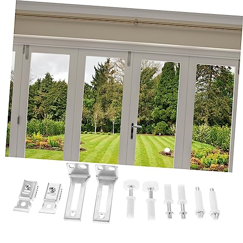 Kit de Herrajes para Puerta Plegable Bi Fold de Hierro con Instalación Fácil, Operación Suave miniatura 6