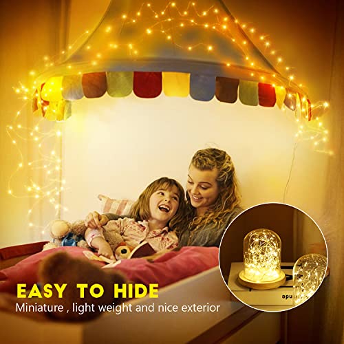 Brightown 24 Pack Fairy Lights Battery Operated - 7Ft 20 Led Mini String Lights Silver Wire Waterproof Firefly Starry Diy Lights For Bedroom Patio Wedding Party Christmas Decor (Warm White) #TOP3