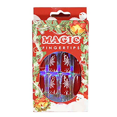 24pcs܂̃NX}XvXballerina False NailslHlC`bvTvC̃vXtJo[UlCqg