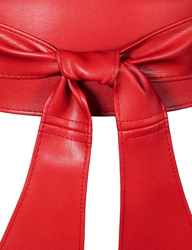 Women Wide Belt Waist Knotted Belt For Dress Halloween Outfit Cosplay Costume Accessories4