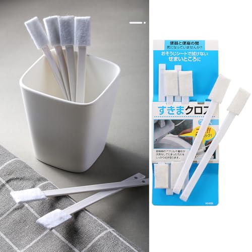 Image of 3 Set 21Pcs Disposable Crevice Cleaning Brushes for Toilet Corner Brush Skinny Gap Cleaner Scrub for Window Groove,Door Track, Keyboard,Detail Cleansing Brushes for Kitchen Stove Etc