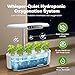 Ahopegarden Hydroponics Growing System kit: Indoor Herb Garden - 12 Pods Plant Germination Kit with LCD Display and LED Grow Light, Smart Temp & Humidity Detection, Planter Grower for Vegetables