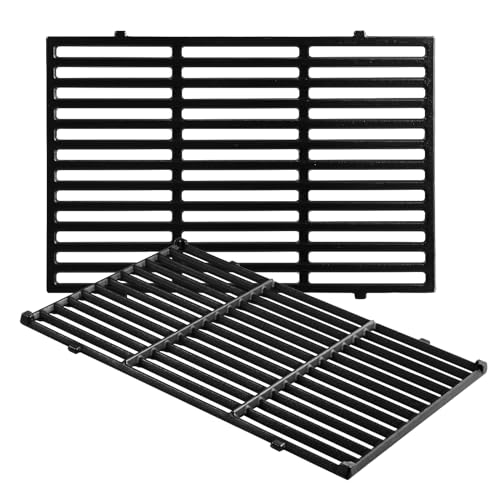 17.5 Inch 7638 7525 65906 Grates Replacement Parts for Weber Spirit 300 Series Grill Grate Spirit E-310 E-330 S-310 S-315 Spirit ii E-310 Genesis Silver B/C Gold B/C Spirit 700 Cast Iron Cooking Grate