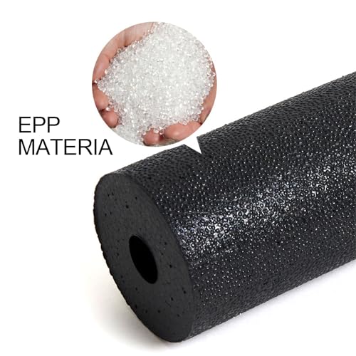 1 Pièce Mini Rouleau Massage 5.3 x 15 cm,Foam Roller Rouleau de Fitness,Rouleau en Mousse Rond Rouleau Massage Fascias pour Dos,Jambe et Des Pied pour Relâcher les Tensions Musculaires-Noir – Image 5