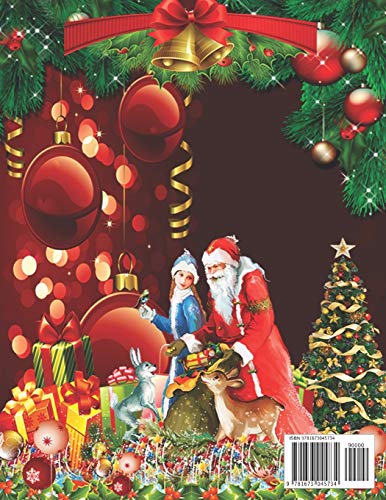 Christmas Activity book For Kids: Fun Children’s Christmas Gift or Present for Toddlers & Kids - 50 Beautiful Pages to Color with Santa Claus, Reindeer, Snowmen & More! image 4
