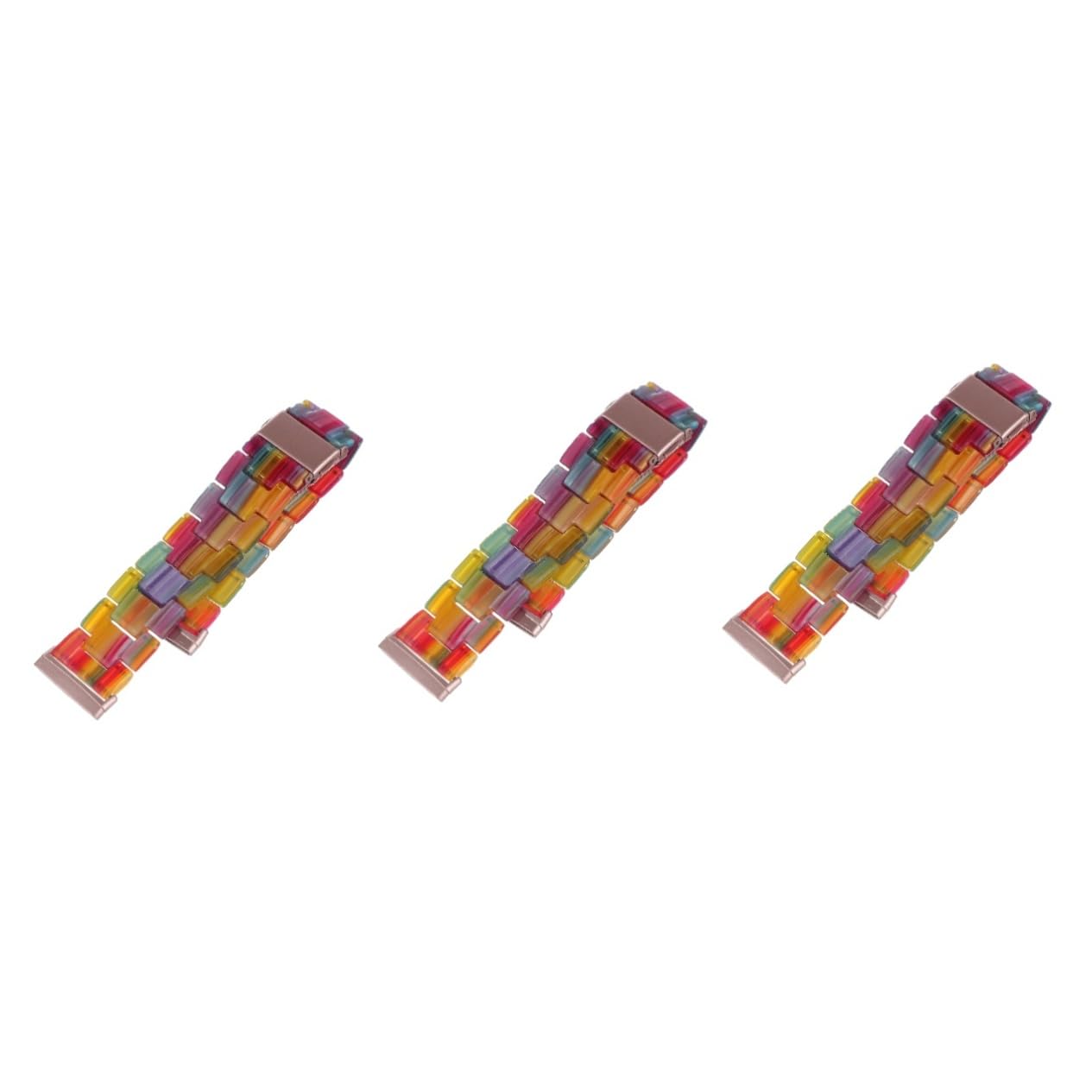 UKCOCO 3 Piezas De Correa Sense Watch Bands Banda De Metal Para El Cabello Accesorios Para Smartwatch Pu Sense Pulsera Pulseras De Resina Reloj De Pulsera Correa De Reloj Inteligente