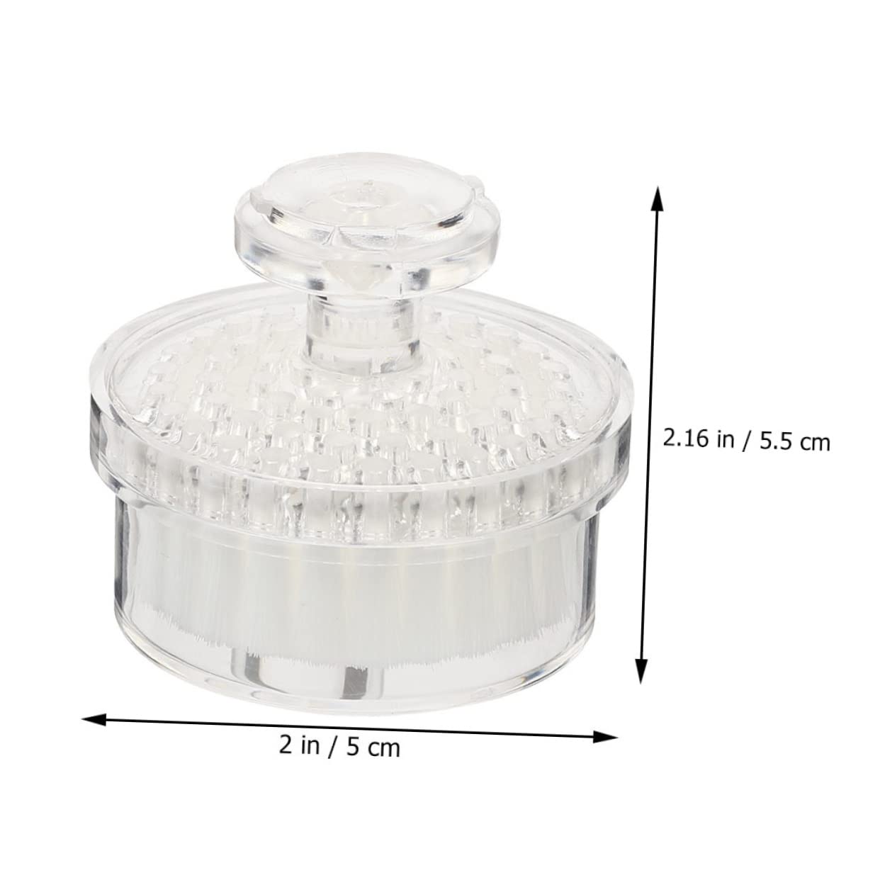 WRITWAA Household Manual Facial Brush Exfoliating Face Scrubber for Women Travel Friendly Design Gentle Skin Massage Tool for Thorough Cleaning and Enhanced Product Absorption