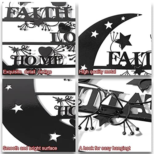Aboxoo Home, Love And Faith The Moon And Back Wall Art thumb #6
