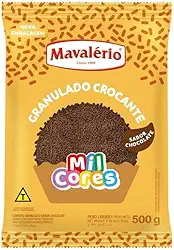 MIL CORES Granulado Crocante Sabor Chocolate 500 grs. - 2 Pack. / Sprinkles Chocolate Flavor 17.64 oz. - 2 Pack.
