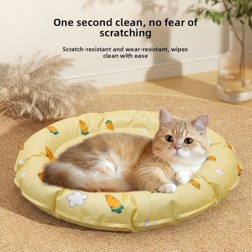 Tapis de refroidissement pour chien réutilisable et résistant ours bleu L
