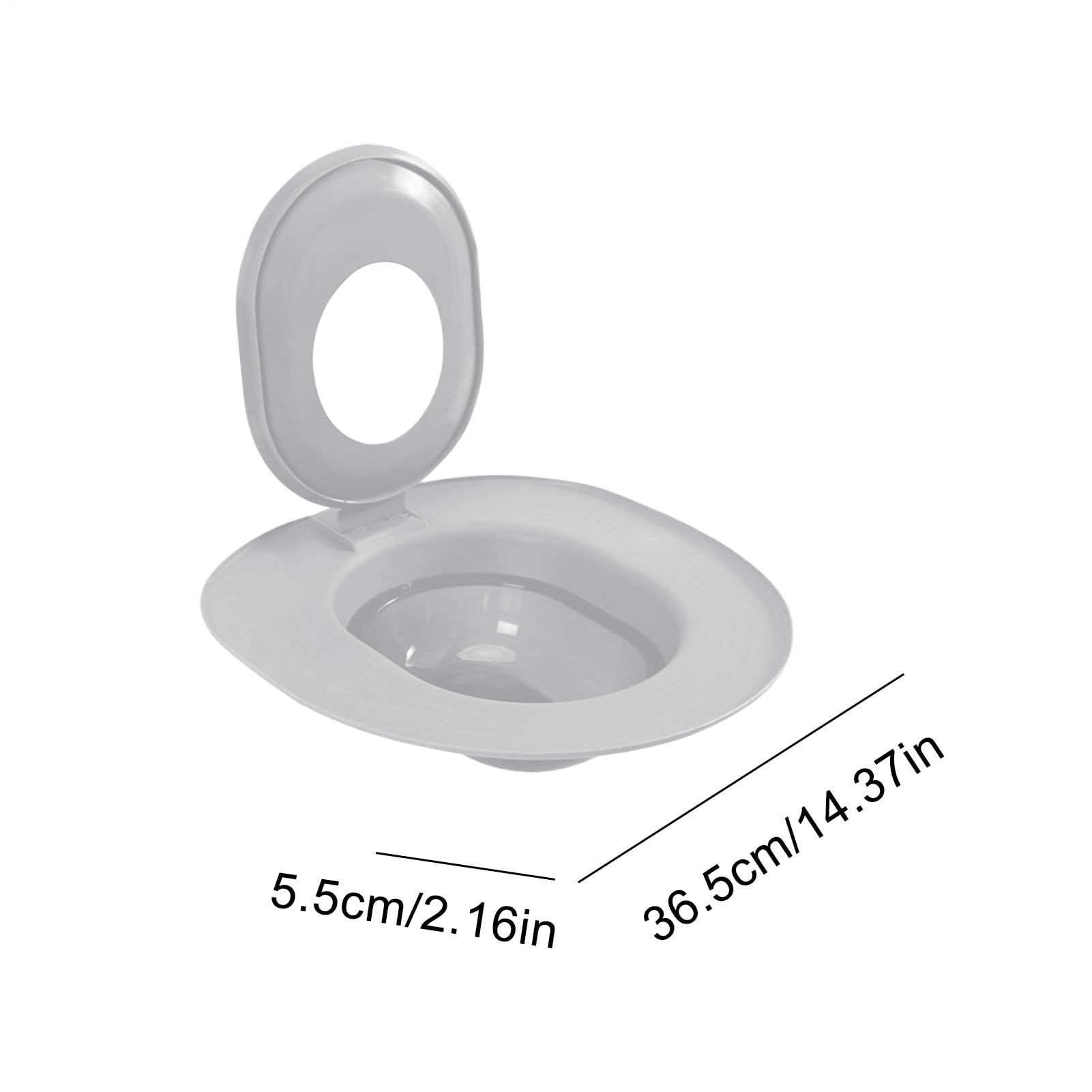 Kot trenażer toaletowy, wyjmowane siedzisko w łazience, 14,37 x 14,37 36,5 x 36,5 x 5,5 cm z funkcją wyjmowania, narzędzie treningowe do łazienki, rozwiązanie bez litter-free z białym wzorem, Gear for