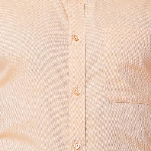 Image of Raymond Men Pure Cotton Slim Fit Structure Pattern Semi Cut Away Collar Formal Shirt