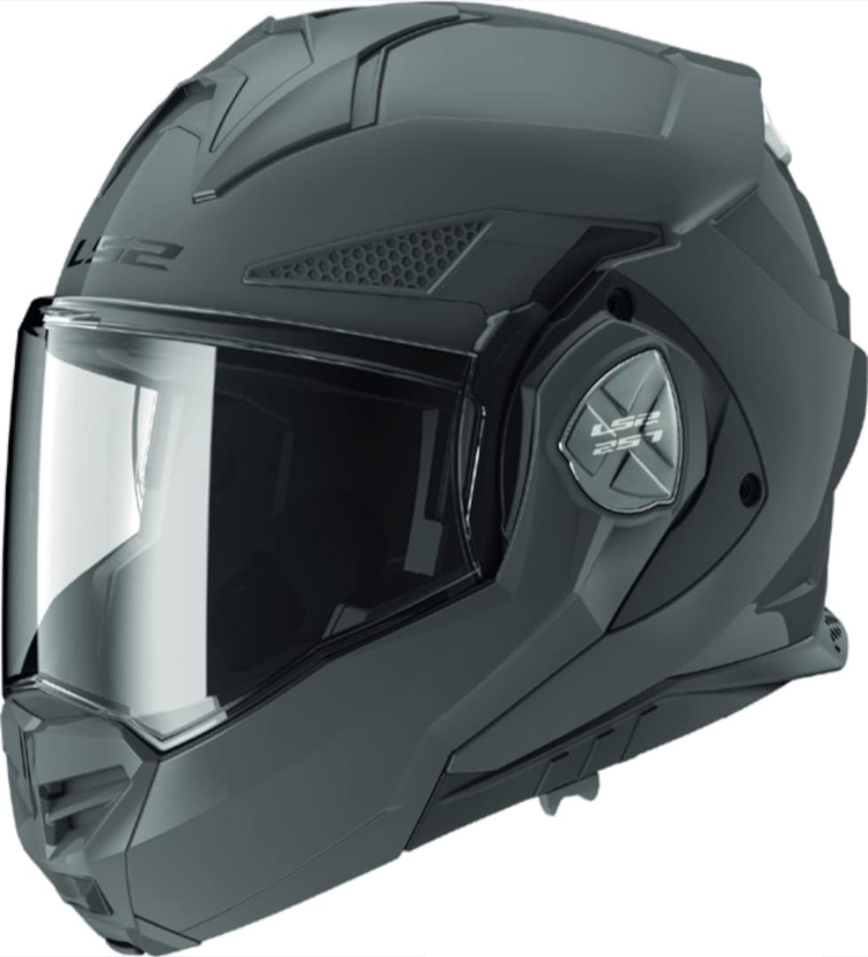 LS2, Casco modulari moto ADVANT X solid mat titanium, L