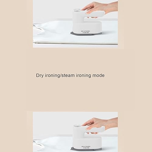 Miniatura 8 de Yinhing Mini plancha eléctrica portátil de mano inalámbrica para ropa, calor rápido en 30 segundos, no necesita agua, ligera, 13.86 oz con batería