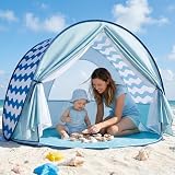Pop Up Beach Sun Shelter: Instant UV Protection for Family - Portable & Lightweight Canopy- for Camping Travel Park & Outdoor