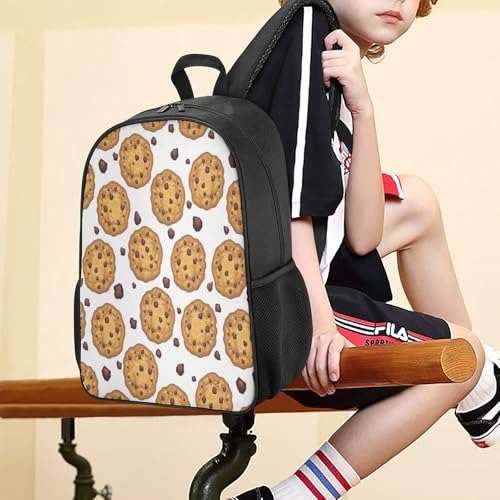 Chocolate Chip Cookies Travel Backpack Laptop Shoulders Bag Casual Daypack for Business Hiking for Women Men4
