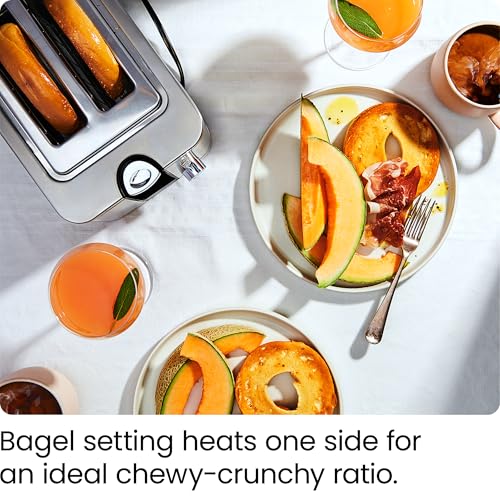 Image of Chefman 2-Slice Toaster, Pop-Up, Stainless Steel, Extra-Wide Slots For Bagels, Defrost, Reheat, Cancel Functions, Removable Crumb Tray