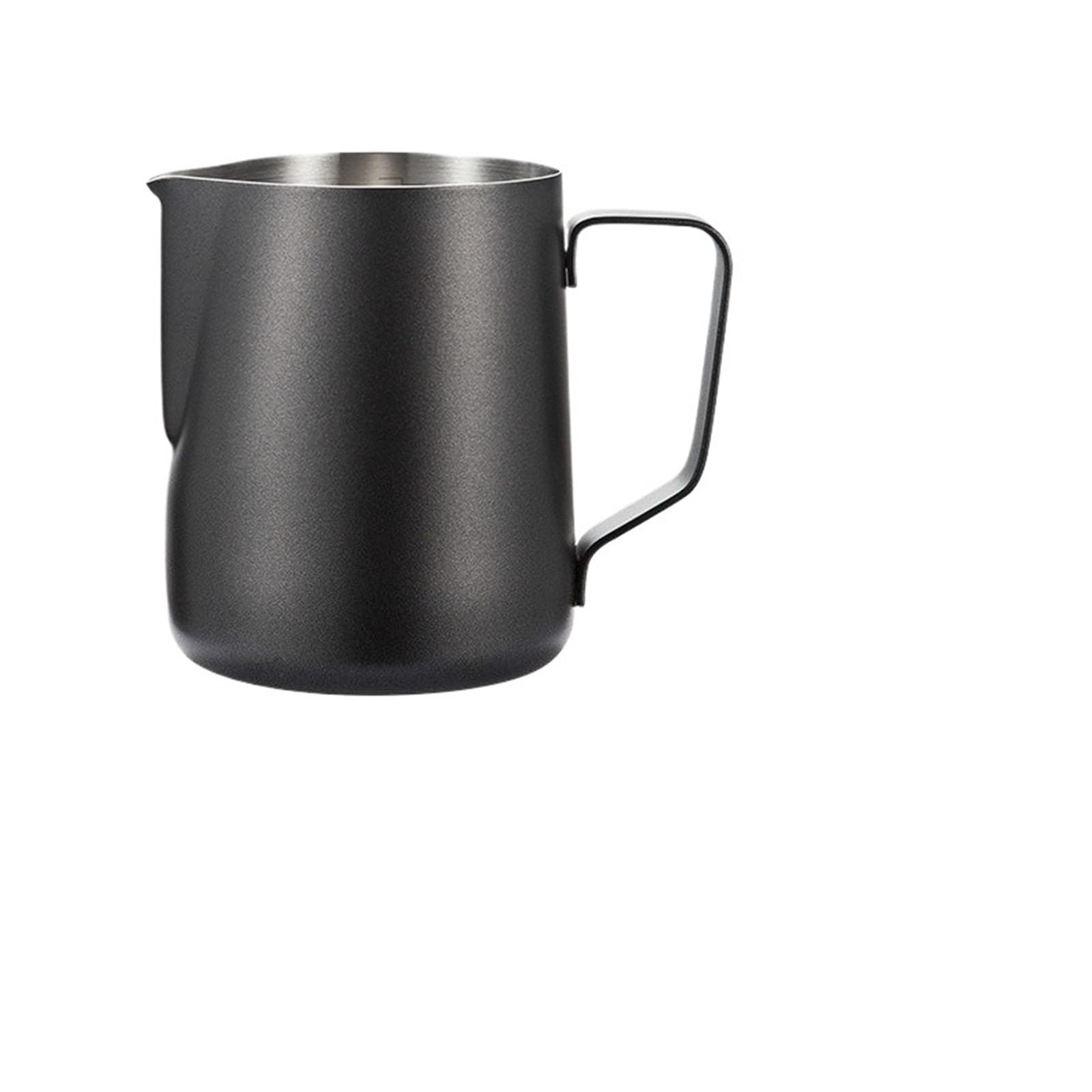 Milchschaum Kanne 350 ml / 600 Milchaufschäumkännchen aus Edelstahl for professionelle Baristas(BM-B-600ML)
