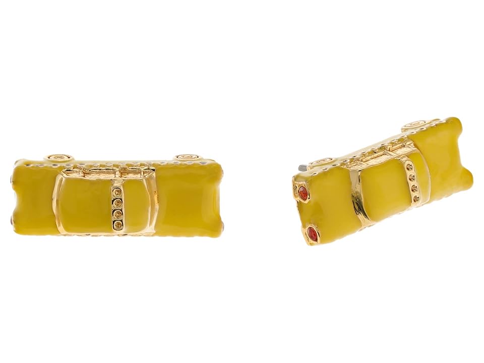 Kate Spade New York Taxi Studs Womens Earrings Earring Yellow Brass 58$