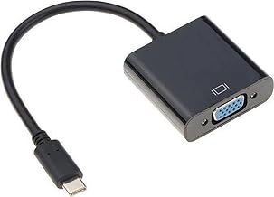 Cicon Adattatore USB C a VGA maschio - Cavo adattatore USB C a VGA (nero)