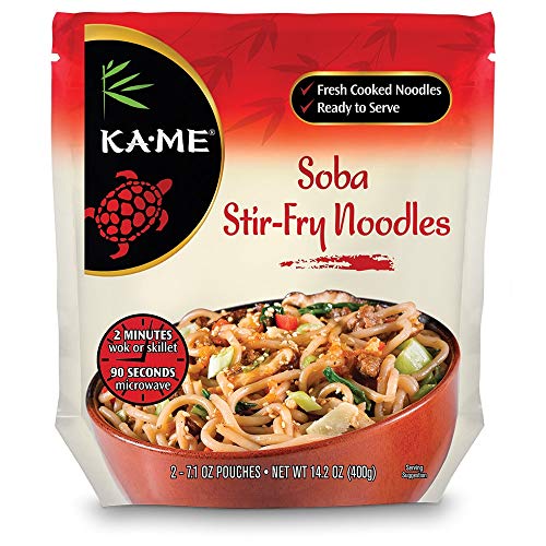 Ka-Me Stir Fry Noodles, Soba, 14.2 Ounce (Pack of 6)