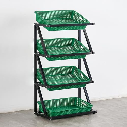 Cestas de frutas de 5 niveles en metal resistente para organizar tu cocina