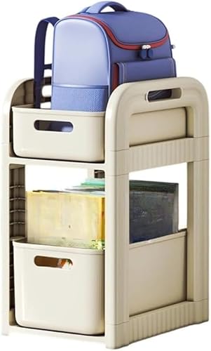 Rutexc袖机・デスクサイド収納) 多段式ファイルカート 移動式オフィス収納ラック キャスター付き書類整理台付属の説明書に図解付きで手順を記載,工具も簡単に組み立てられる。部品の接続部分はネジ止めではなくスナップフィット方式を採用,女性でも 30 分程度