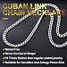 ChainsHouse Cadena Gruesa Hombre Cadena Cubana 5mm Ancho 61cm Largo Regalo Novio...