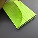 Creatiburg Lined Sticky Notes 3x5 inches 400 Sheets 100 Sheet/Pad 4 Pads/Pack 4 Bright Color Sticky Ruled Index Self-Stick Notes Easy Post Notes Individually Wrapped Office Supplies School Gifts