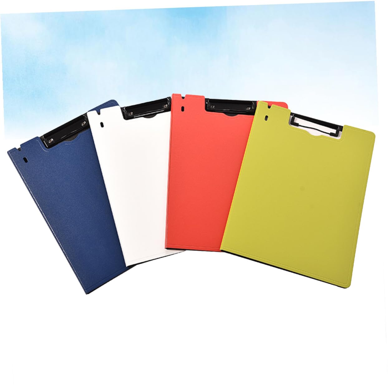 Portapapeles A4 Plegable de Plástico 4 Piezas para Documentos