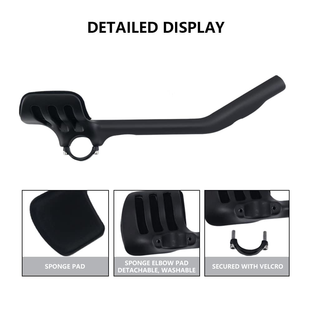 RXL SL Manillar de Carbono para Triatlón y Ciclismo - Aero 31.8mm, TT, Carretera, 30° UD Mate, 360mm | Manillar de triatlón de carbono, plano, diseño de extensión de flexión, UD mate, 360 mm