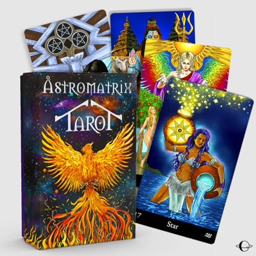 AstroMatrix - Baraja de Tarot con guía Completa, simbolismo
