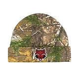 College Baby Knit Cap Arkansas State Red Wolves Logo - Camo – Newborn