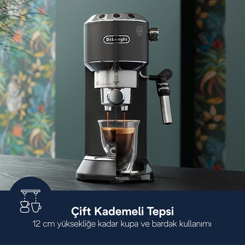 De'Longhi EC685 ブラック エスプレッソマシン delonghi-ec685-m-1350-watt-