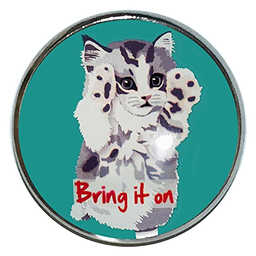 猫 ピンバッジ かかってこい BL ピンバッチ 猫 ブローチ 猫ピン