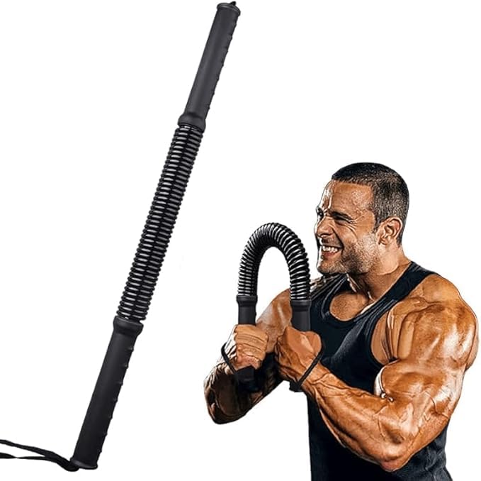 SUVIKSHA Power Twister Bar | 40kg- Upper Body Exercise for Chest, Shoulder, Forearm, Bicep and Arm Strengthener | arm Exercise Equipment | arm Strength Equipment-picture-29