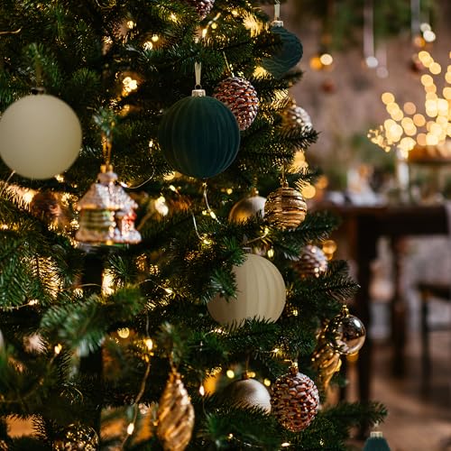 Boules de Noël en velours KI Store le coffret déco idéal - 5