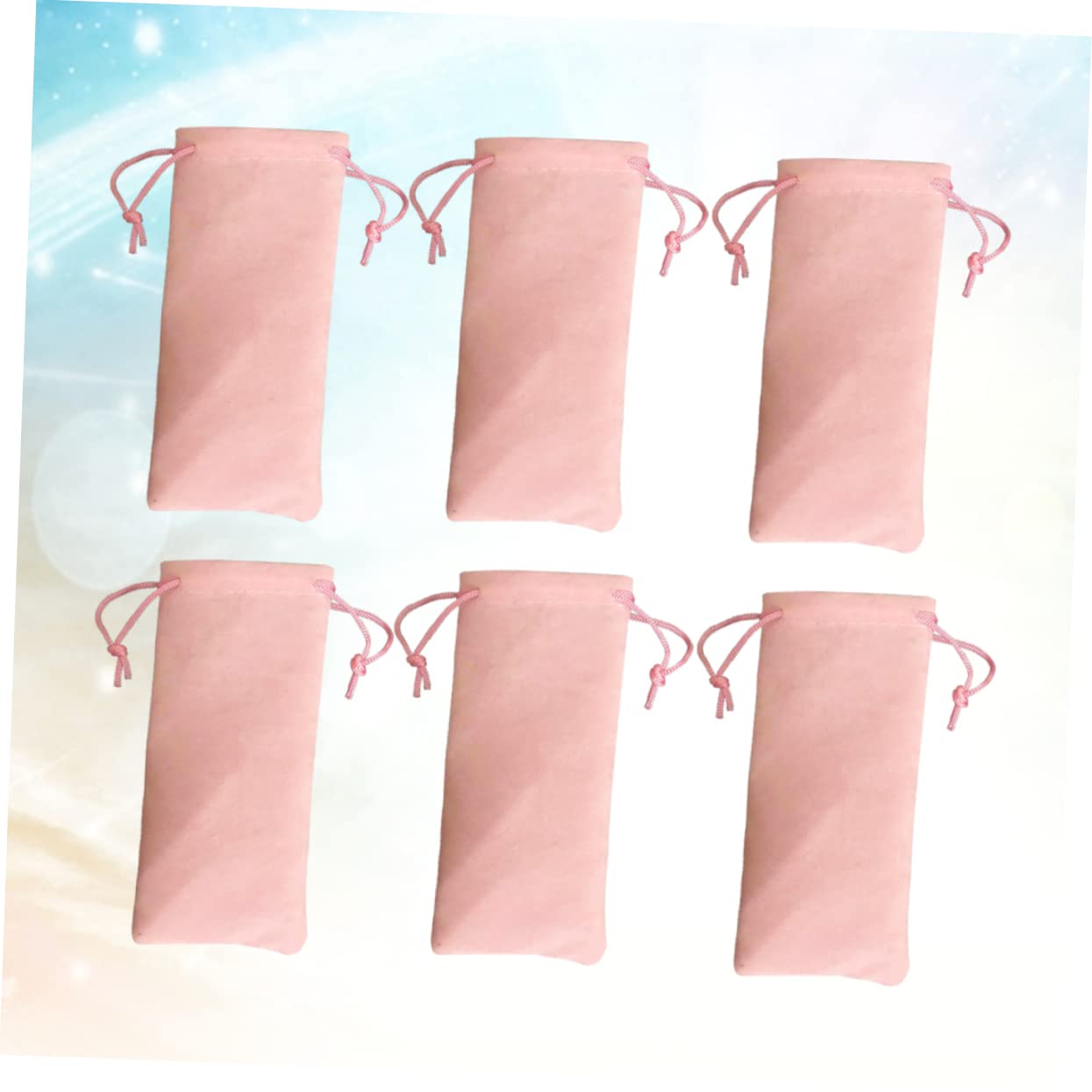 PACKOVE 36 Pz custodia per occhiali custodia rigida per occhiali da sole borsa morbida per occhiali sacchetti rosa borsone rosa buste custodia occhiali borsa protettiva per occhiali