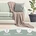 LAYNENBURG Premium Musselin Tagesdecke 180x220 cm - 100% Baumwolle - extraweiche Baumwolldecke als Kuscheldecke, Bett-Überwurf, Sofa-Überwurf, Couch-Überwurf - warme Sofa-Decke (Taupe)
