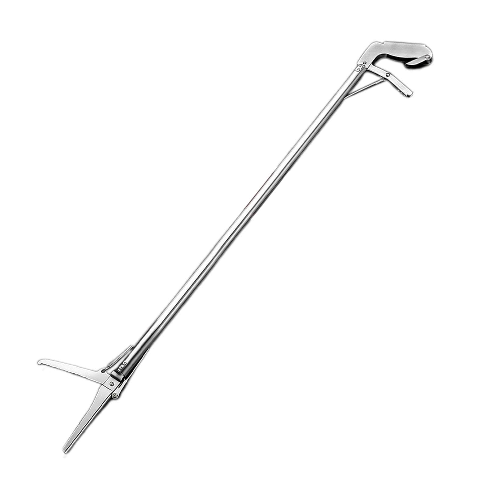 Pinzas de Acero Inoxidable para Reptiles, Herramientas de Alimentación, Pinzas Plegables Versátiles de Mandíbula Larga para Manipular Serpientes, Caño Recto de 150 Cm
