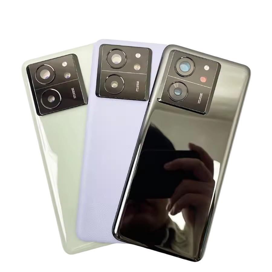 Coque arrière Xiaomi 13T 5G en verre de rechange violet